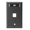 Leviton Number of Gangs: 1 High-Impact Plastic, Black 42080-1ES